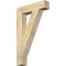 Ekena Millwork Traditional Block Rough Sawn Bracket, Douglas Fir, 4"W x 20"D x 32"H BKT04X20X32TRA05RDF - alternate 1